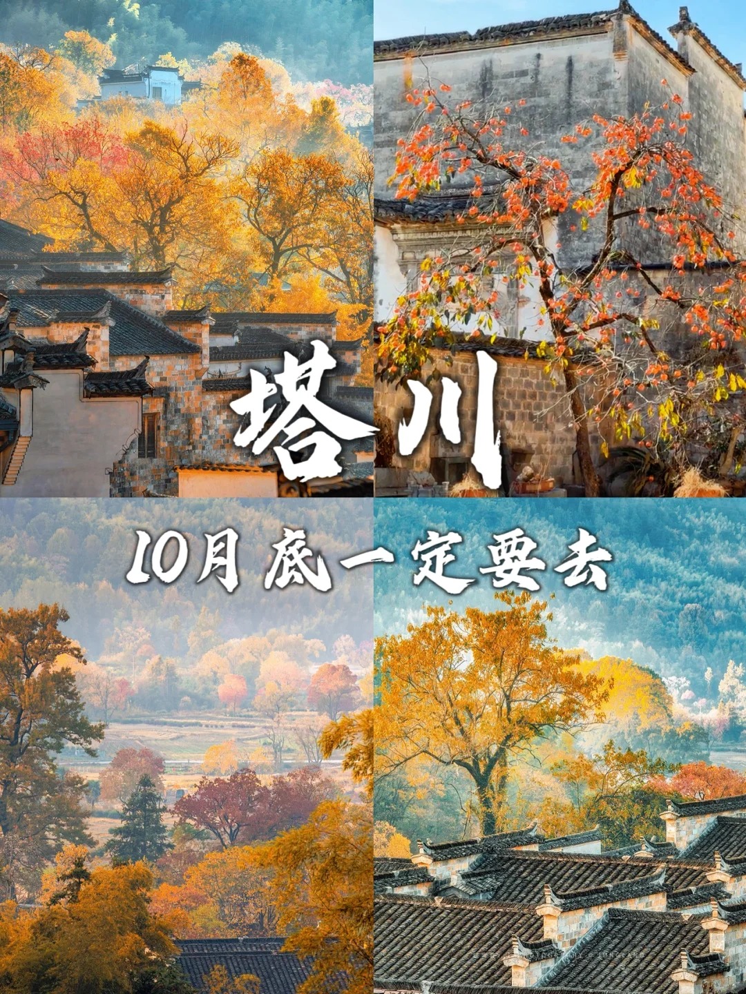 驱车300 公里，只为领略塔川秋色！_1_喵喵汪的旅行日记_安徽徽州-来自52tours 我爱旅游网